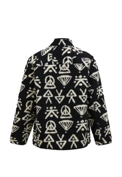 Herren Fleecejacke GRAPHIC PILE JACKET