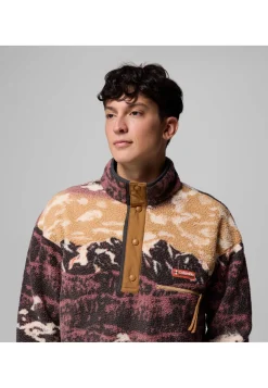 Herren Fleecepullover HELVETIA II PRINTED HALF SNAP FLEECE