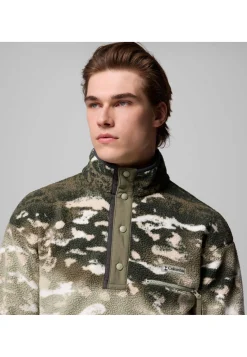 Herren Fleecepullover HELVETIA II PRINTED HALF SNAP FLEECE