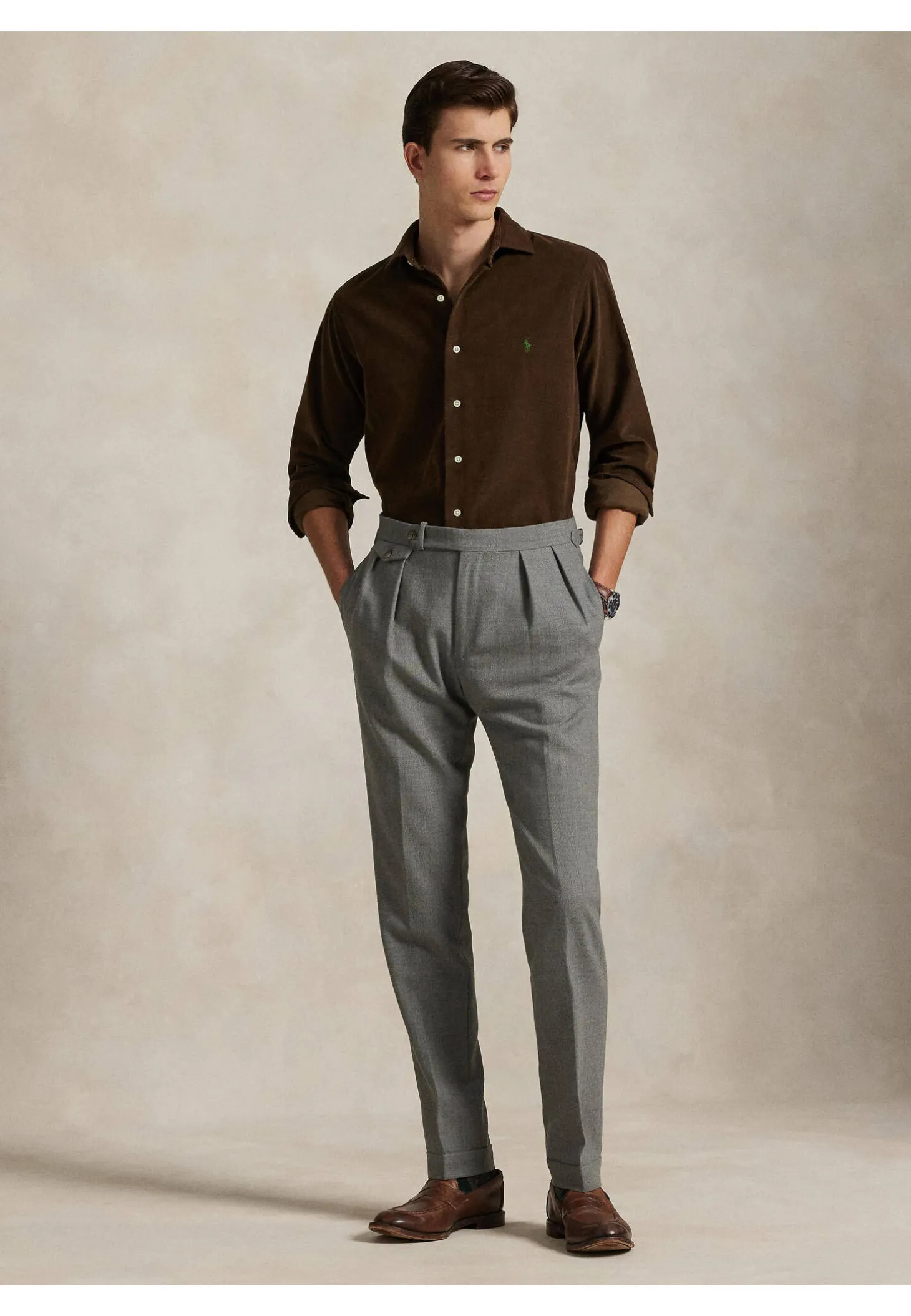 Herren Freizeithemd aus Cordsamt Custom-Fit