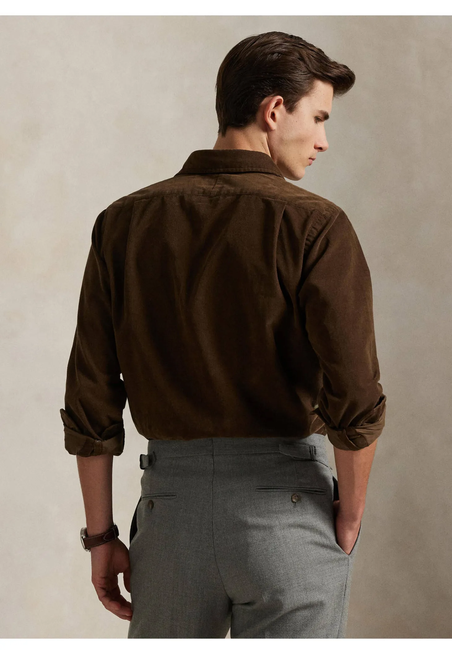 Herren Freizeithemd aus Cordsamt Custom-Fit