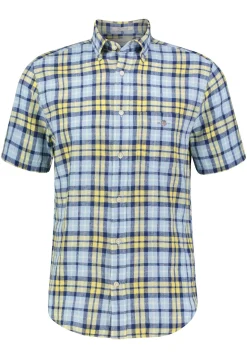 Herren Freizeithemd aus Leinen-Baumwoll-Mix Regular Fit