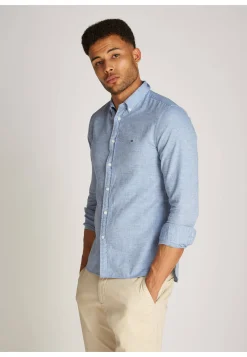 Herren Freizeithemd mit Leinen Regular Fit