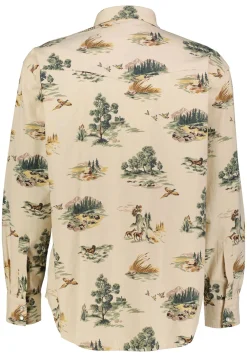 Herren Hamd PRINTED RODEO SHIRT Relaxed Fit