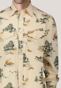 Herren Hamd PRINTED RODEO SHIRT Relaxed Fit