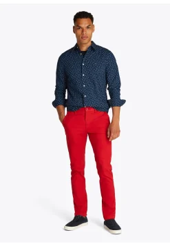 Herren Hemd aus Baumwolle FLEX POPLIN AOP SF SHIRT Slim Fit
