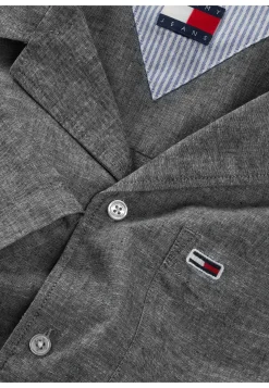 Herren Hemd aus Baumwolle und Leinen TJM LINEN BLEND CAMP Regular Fit