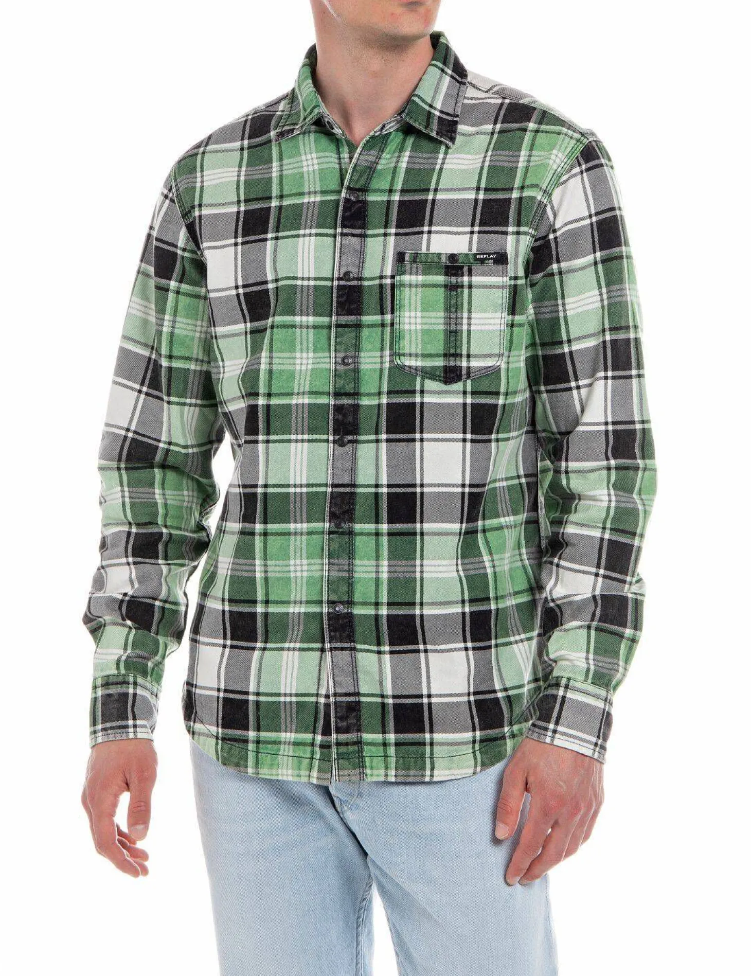 Herren Hemd aus Baumwolle Langarm