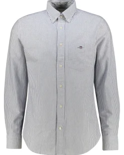 Herren Hemd aus Baumwolle OXFORD BANKER STRIPE Regular Fit