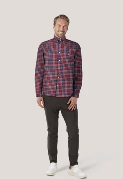 Herren Hemd aus Baumwolle REG CLASSIC POPLIN CHECK Regular Fit