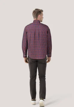 Herren Hemd aus Baumwolle REG CLASSIC POPLIN CHECK Regular Fit