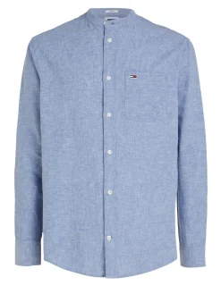 Herren Hemd aus Baumwoll-Leinenmischung MAO LINEN BLEND SHIRT Regular Fit