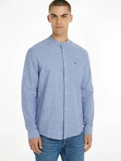 Herren Hemd aus Baumwoll-Leinenmischung MAO LINEN BLEND SHIRT Regular Fit