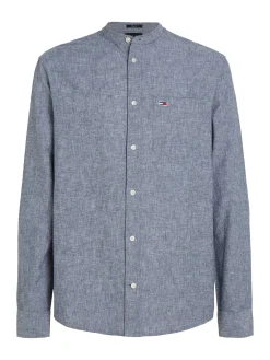 Herren Hemd aus Baumwoll-Leinenmischung MAO LINEN BLEND SHIRT Regular Fit