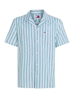 Herren Hemd aus Baumwoll-Leinenmix Regular Fit Kurzarm