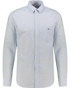 Herren Hemd aus Baumwoll-Popeline GINGHAM Regular Fit
