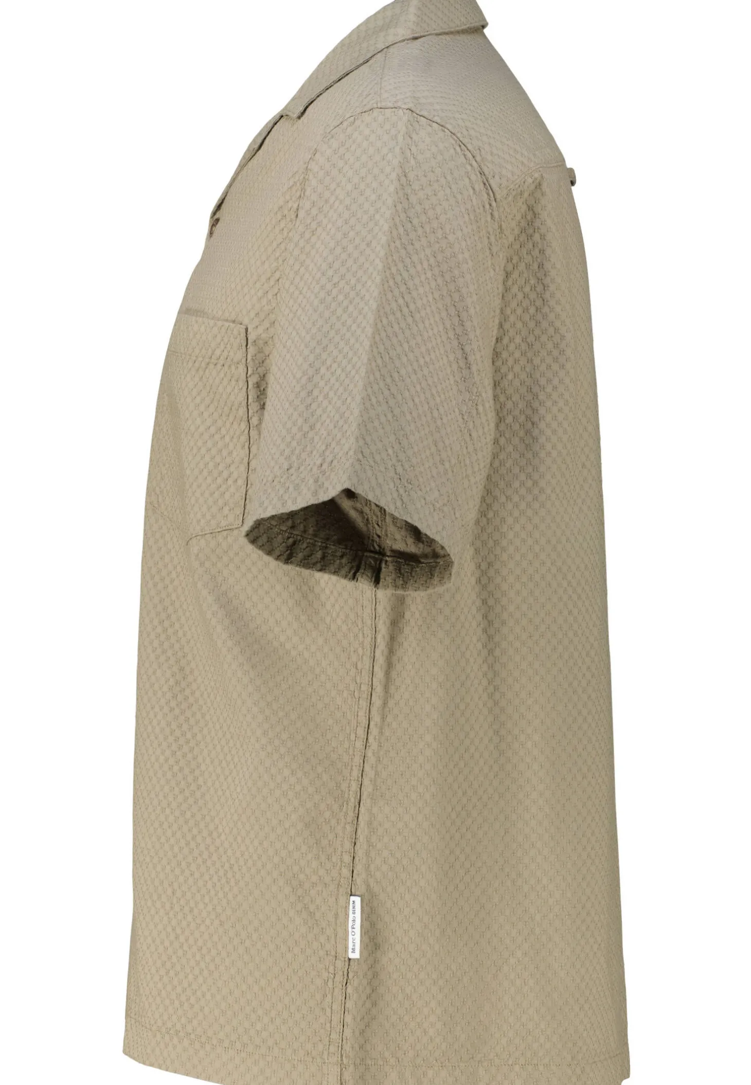 Herren Hemd aus Bio-Baumwolle mit Struktur Regular Fit