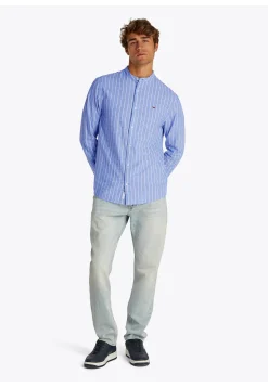 Herren Hemd aus Bio-Baumwolle und Leinen TJM LINEN MIX BND STP SHRT EXT