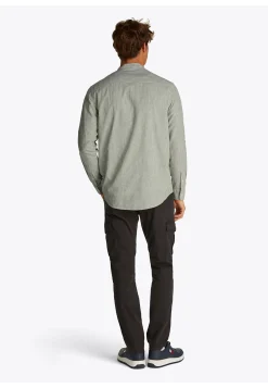 Herren Hemd aus Bio-Baumwolle und Leinen TJM LINEN MIX BND STP SHRT EXT