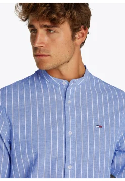 Herren Hemd aus Bio-Baumwolle und Leinen TJM LINEN MIX BND STP SHRT EXT