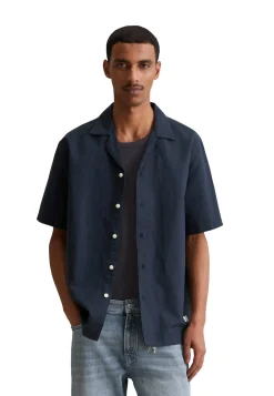 Herren Hemd aus Leinen und Bio-Baumwolle Regular Fit