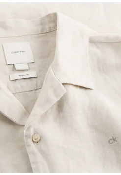 Herren Hemd aus Leinen und Baumwolle LINEN COTTON CUBAN SHIRT