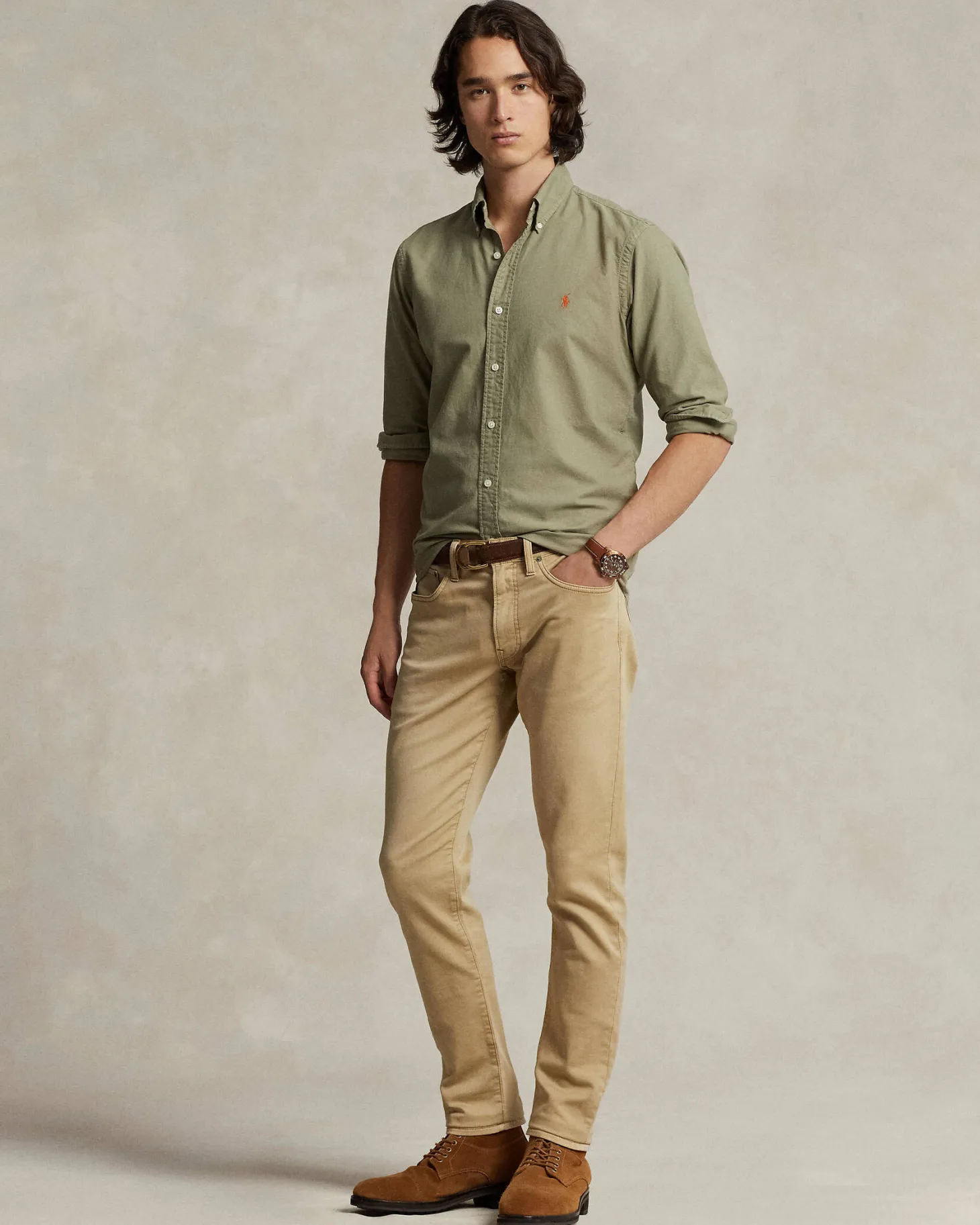 Herren Hemd Custom Fit Langarm