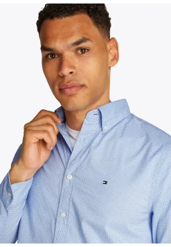 Herren Hemd FLEX POPLIN MINI PRINT RF SHIRT Regular Fit