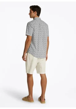 Herren Hemd FLEX POPLIN PALM SF SHIRT Slim Fit