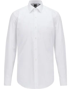 Herren Hemd H-HANK-KENT-C1-214 Slim Fit Langarm