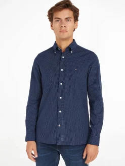 Herren Hemd Langarm Slim Fit