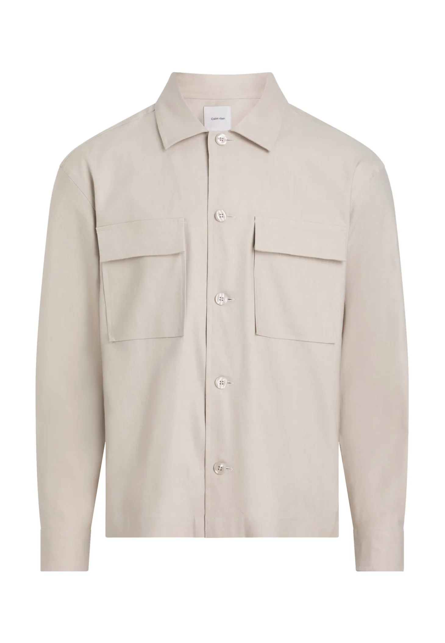 Herren Hemd LINEN LYOCELL STRETCH OVERSHIRT