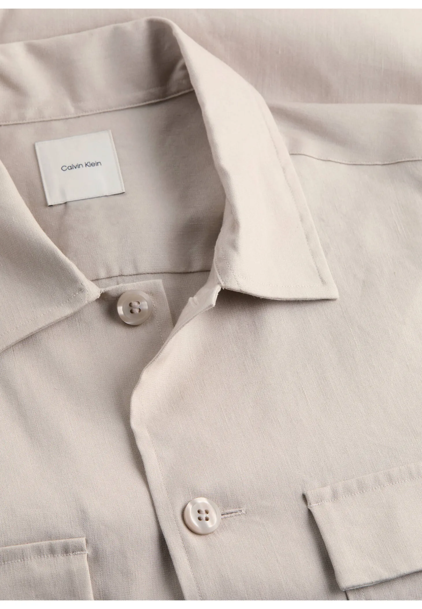Herren Hemd LINEN LYOCELL STRETCH OVERSHIRT
