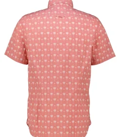 Herren Hemd MINI PALM PRINT SF SHIRT Slim Fit Kurzarm