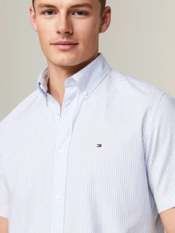 Herren Hemd mit Bio-Baumwolle Regular Fit Kurzarm