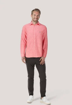 Herren Hemd mit Leinen COTTON LINEN SHIRT Regular Fit