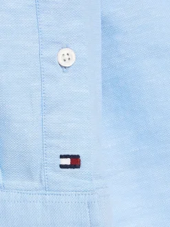 Herren Hemd mit Leinen DC LINEN DOBBY SHIRT Regular Fit Langarm