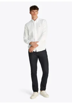 Herren Hemd mit Leinen LINEN BLEND SOLID RF SHIRT