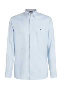 Herren Hemd mit Leinen LINEN BLEND SOLID RF SHIRT