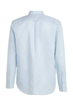 Herren Hemd mit Leinen LINEN BLEND SOLID RF SHIRT