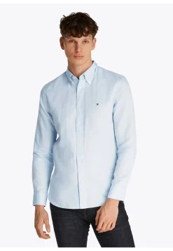 Herren Hemd mit Leinen LINEN BLEND SOLID RF SHIRT