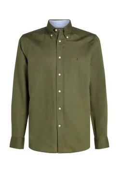 Herren Hemd mit Leinen LINEN BLEND SOLID RF SHIRT