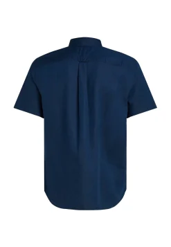 Herren Hemd mit Leinen LINEN BLEND SOLID SS RF SHIRT