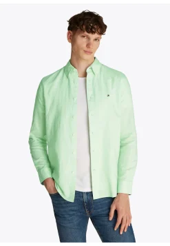 Herren Hemd mit Leinen LINEN BLEND SOLID RF SHIRT