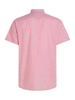 Herren Hemd mit Leinen Regular Fit Kurzarm