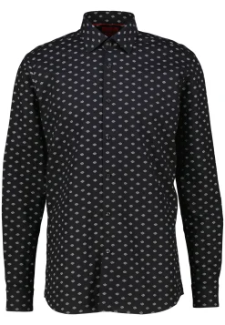 Herren Hemd mit Leinen VALERIO Modern Fit