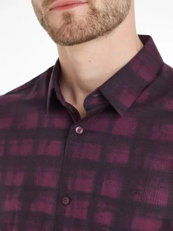 Herren Hemd POPLIN STRETCH AOP CHECK