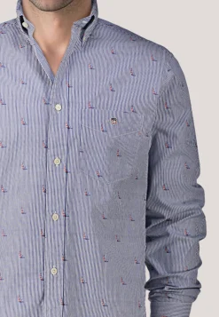 Herren Hemd SAILING FIL COUPE Regular Fit