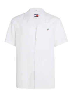 Herren Hemd TJM LINEN BLEND CAMP SHIRT Kurzarm