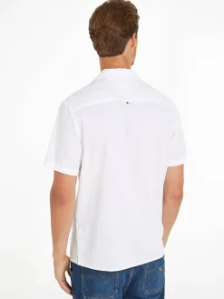 Herren Hemd TJM LINEN BLEND CAMP SHIRT Kurzarm